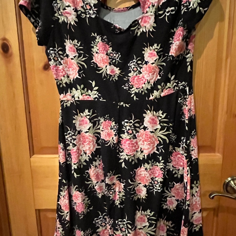 Floral pullover summer dress wedding Easter XL